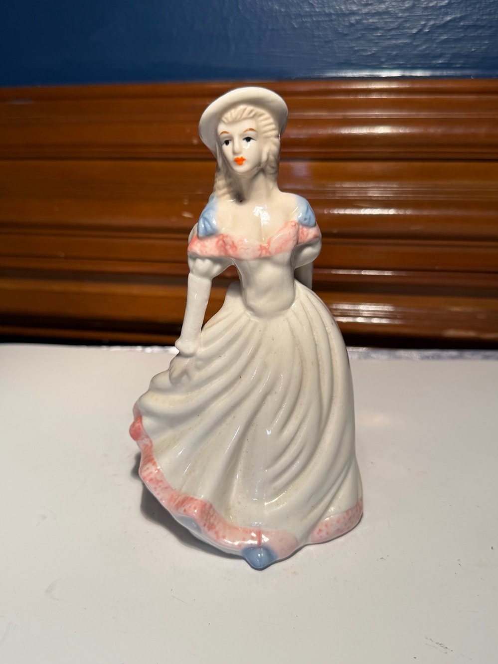 2001 K's Collection Women figurine features hand-painted "Colorguard" Signed